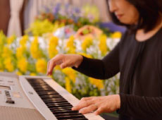 大好きだった「音楽」に感謝の気持ちをのせて、最期のお見送りを彩る演出