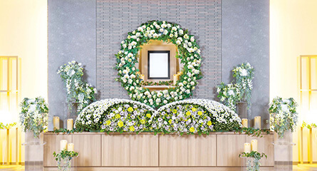 家族葬110【アレンジ花祭壇】