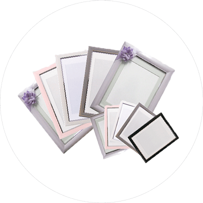 遺影写真 ｶﾗｰ大小2点