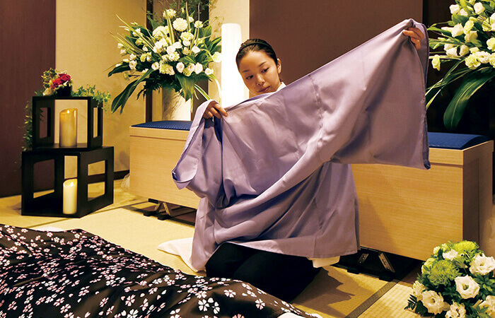 ご納棺の儀（古式湯灌）