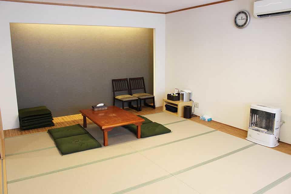 ご自宅のようにくつろげる控室