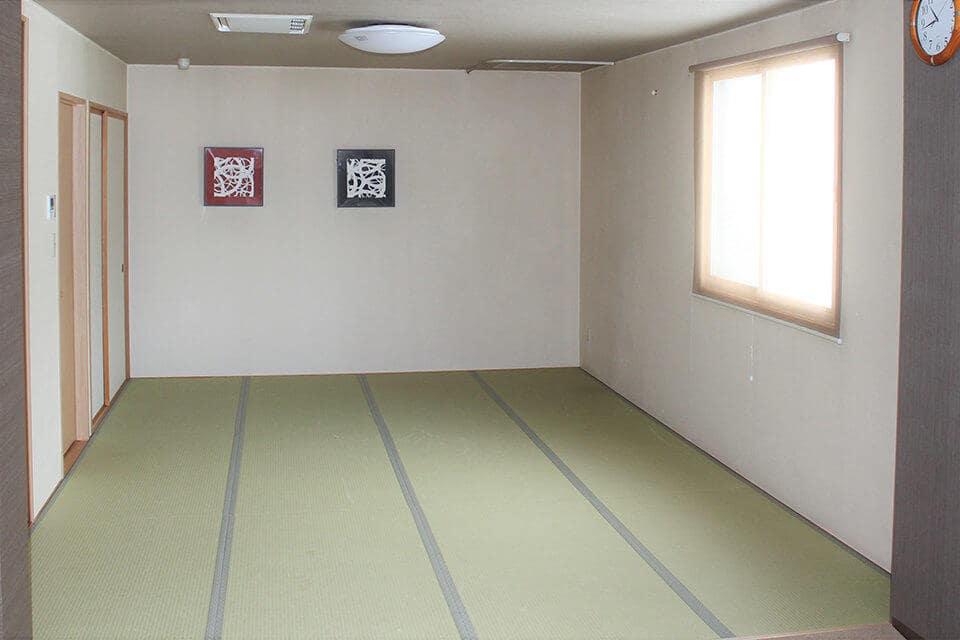 畳のお部屋の控え室