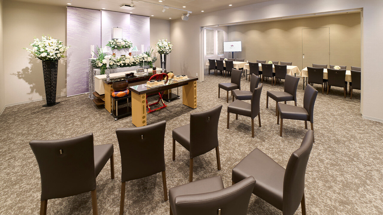 家族葬のファミーユ 船橋海神ホール 式場レイアウトを変更可(3/20枚)