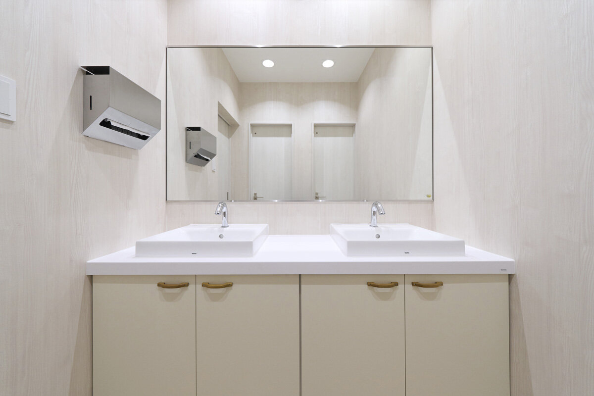 家族葬のファミーユ 薬円台駅前ホール　控え室洗面所（10/20枚）