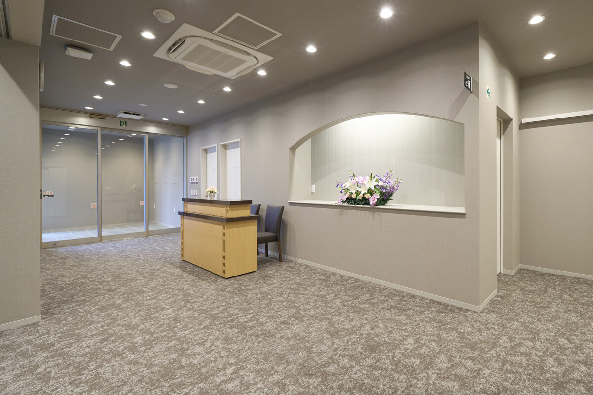 家族葬のファミーユ 薬円台駅前ホール　受付（18/20枚）