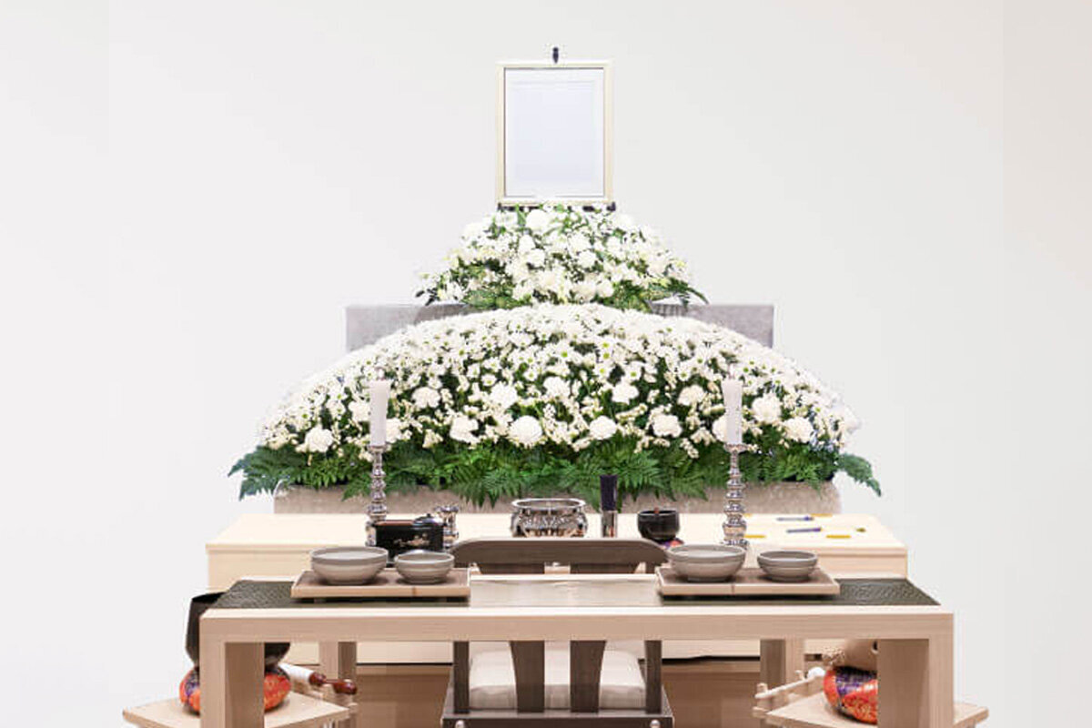 千葉　家族葬　祭壇